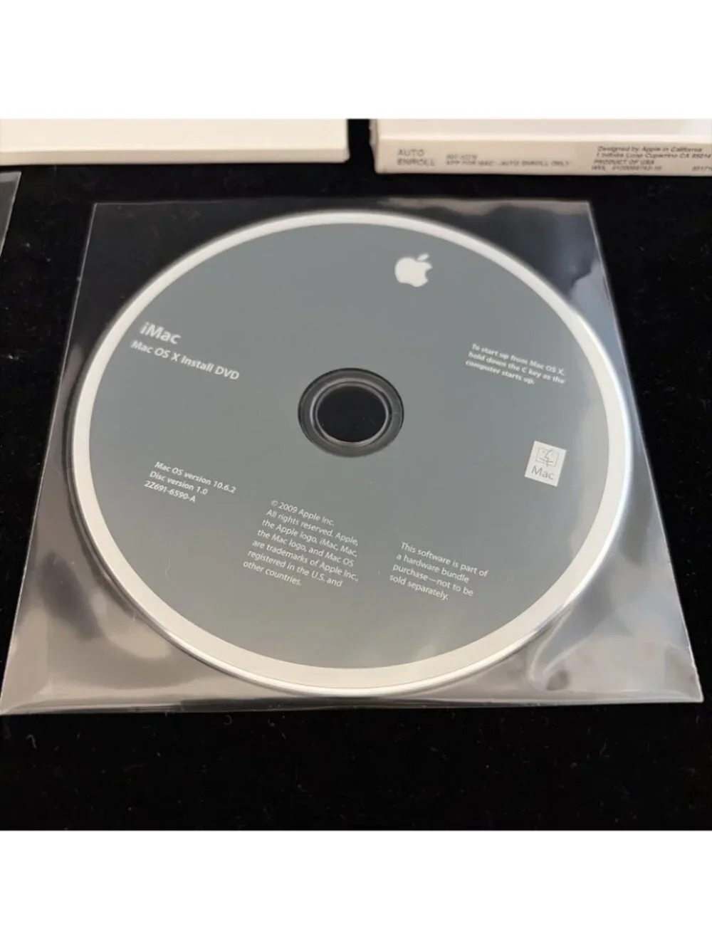 Apple iMac Late 2009 Snow Leopard 10.6.2 Restore Install DVD Disc Set  AppleCare
